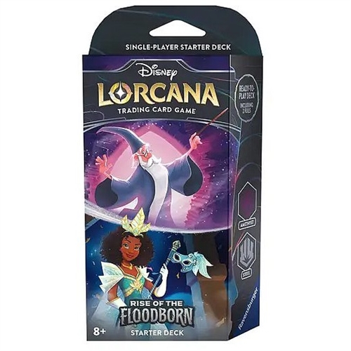 Merlin & Tiana (Amethyst/Steel) - Rise of the Floodborn Star deck - Disney Lorcana TCG